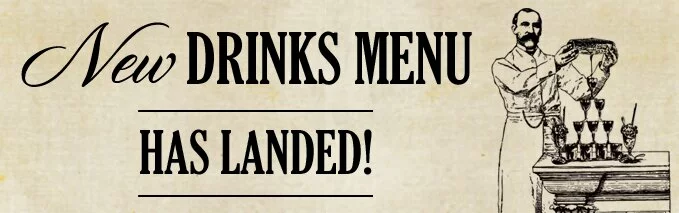 New Drinks Menu has Landed!
